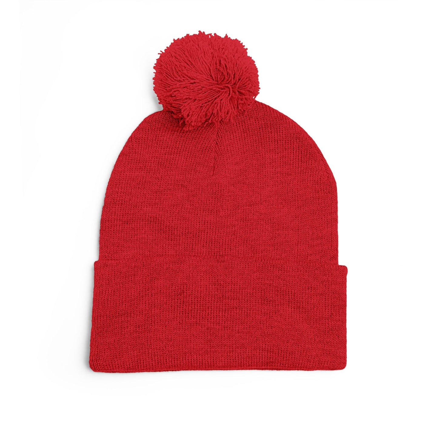 Embroidered Pom-Pom Beanie — Windsor Bakery Logo Knit Hat