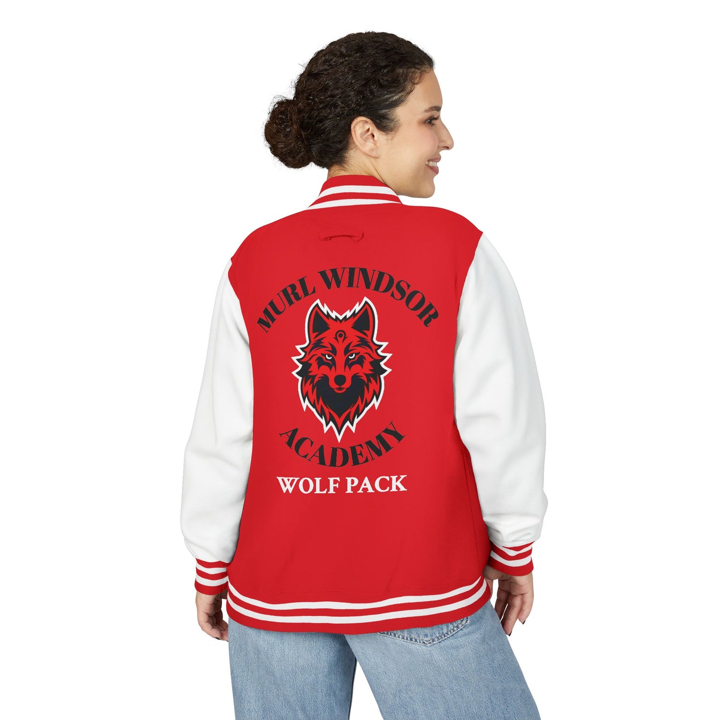 Wolf Pack Letterman Jacket – Muril Windsor Academy Varsity Jacket