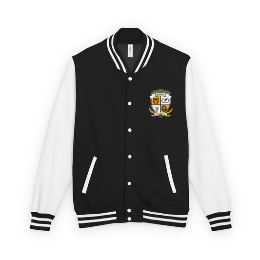 Black Erudite Letterman Jacket