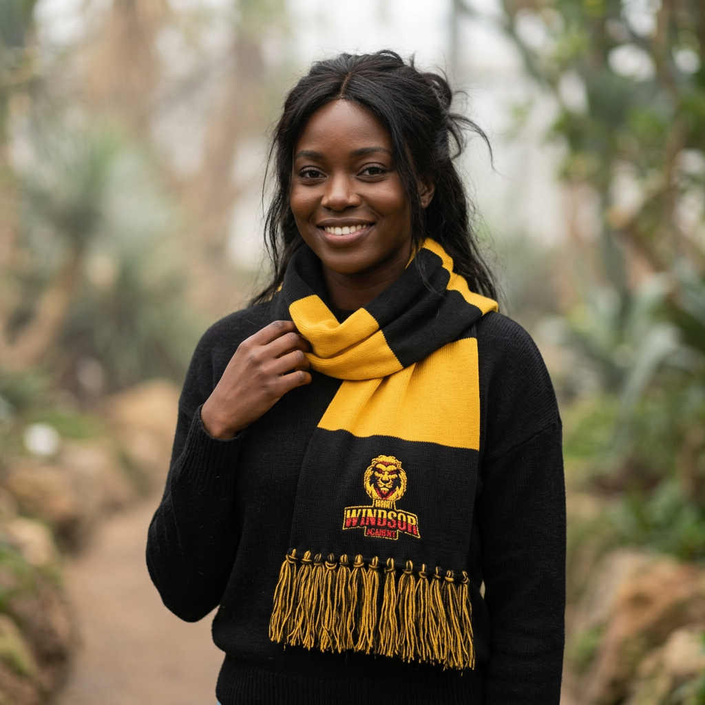 Lion Pride Winter Scarf